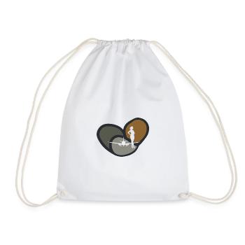 Hôtesse de l'air hôtesse de l'air - Sac de sport léger - blanc - Devant