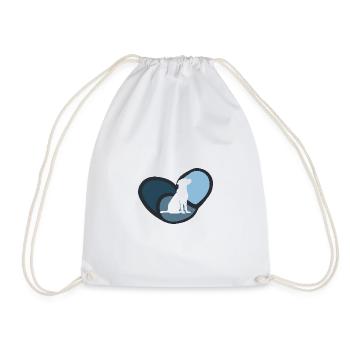 Dog Training Agility Dog Educator - Drawstring Bag - white - Front