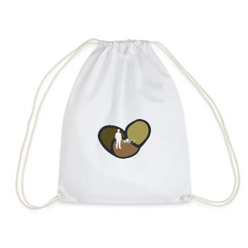 Airline Airplane - Drawstring Bag - white - Front