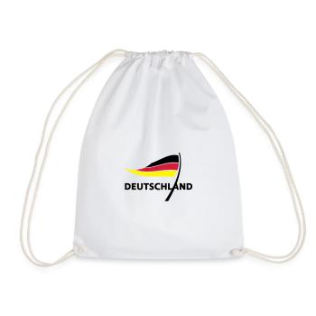Deutschland - Turnbeutel - Weiß - Vorne