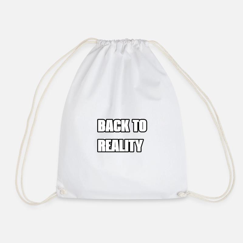 backtoreality - Sac de sport léger - blanc