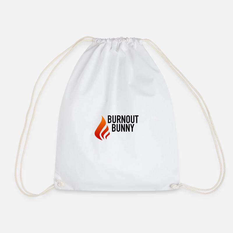 BurnoutBunny - Turnbeutel - Weiß