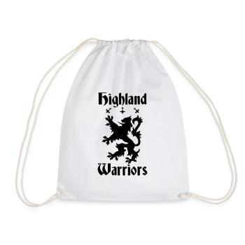 Highland Warriors - Turnbeutel - Weiß - Vorne
