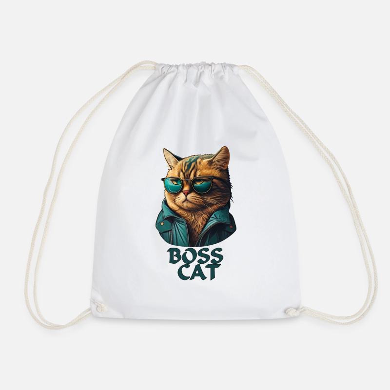 Bosscat - Turnbeutel - Weiß