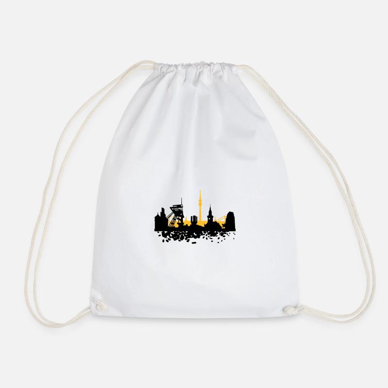 Dortmund Skyline - Turnbeutel - Weiß