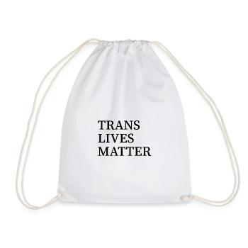 Les vies trans comptent - Sac de sport léger - blanc - Devant