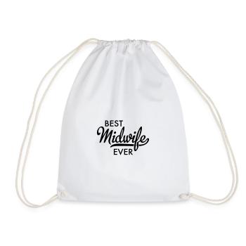 Sage-femme - Sac de sport léger - blanc - Devant