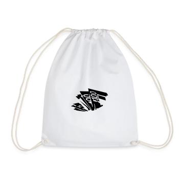 ticket package poker - Drawstring Bag - white - Front