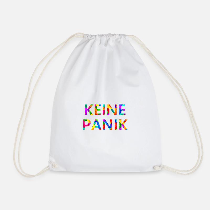KEINE PANIK 1 - Turnbeutel - Weiß