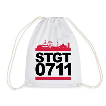 STGT 0711 - Turnbeutel - Weiß - Vorne