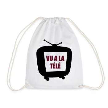 As Seen on TV (vector) - Drawstring Bag - white - Front