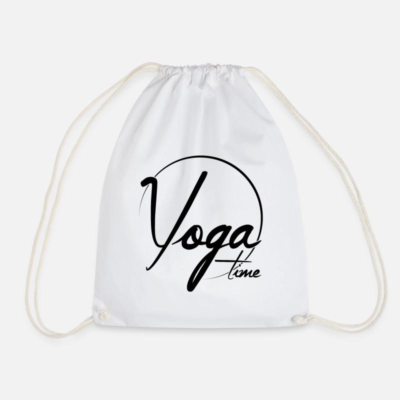 Yoga Time - Turnbeutel - Weiß