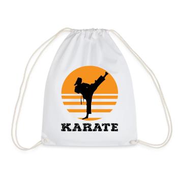 karaté - Sac de sport léger - blanc - Devant