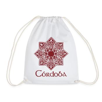 Cordoba 2 (red) - Drawstring Bag - white - Front