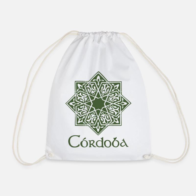 Córdoba 2 (grün) - Turnbeutel - Weiß