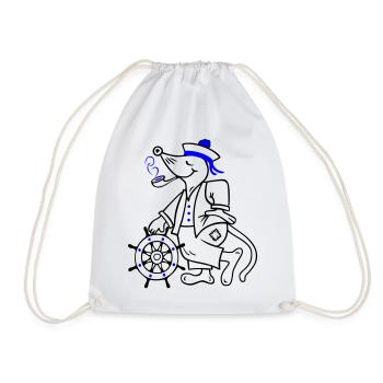 Sailor, maritime - Drawstring Bag - white - Front
