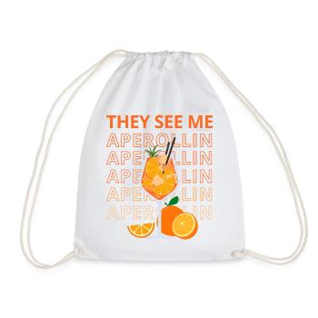 ILS ME VOIENT APEROLLIN - Sac de sport léger - blanc - Devant