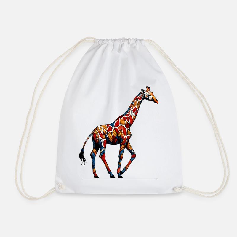 Giraffe - Turnbeutel - Weiß