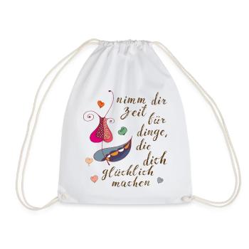 prenez votre temps - Sac de sport léger - blanc - Devant