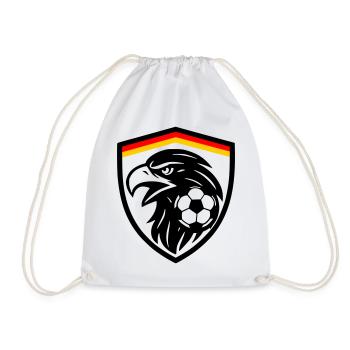 Deutschland Fußball Adler - Turnbeutel - Weiß - Vorne