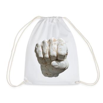 Look de marbre à poing fixe - Sac de sport léger - blanc - Devant