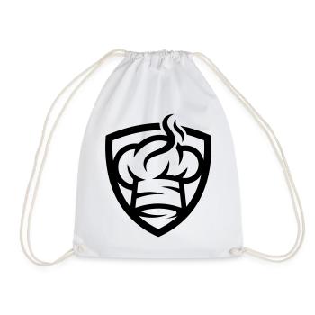 Icône du Chapeau de Chef - Sac de sport léger - blanc - Devant
