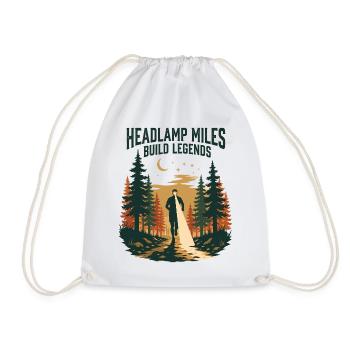 Trail Running - Miles avec lampe frontale Build Legends - Sac de sport léger - blanc - Devant