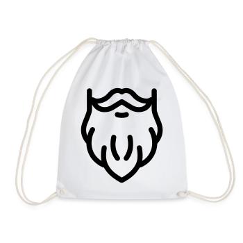 barbe - Sac de sport léger - blanc - Devant