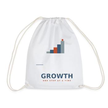 growth_design - Turnbeutel - Weiß - Vorne