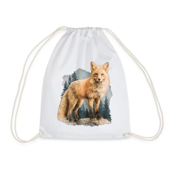Renard Vintage - Sac de sport léger - blanc - Devant