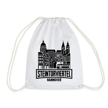 Hannover Steintorviertel - Turnbeutel - Weiß - Vorne