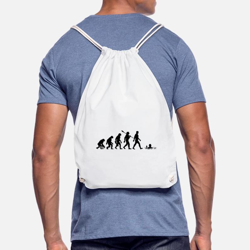 Evolution - Ice baths - Winter bathing - Ice bathing Drawstring Bag