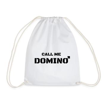 Appelez-moi Dominoes, pas dominatrice - Sac de sport léger - blanc - Devant