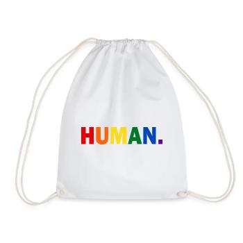 LGBT human - Sac de sport léger - blanc - Devant
