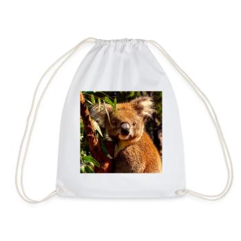 Koala bear - Drawstring Bag - white - Front