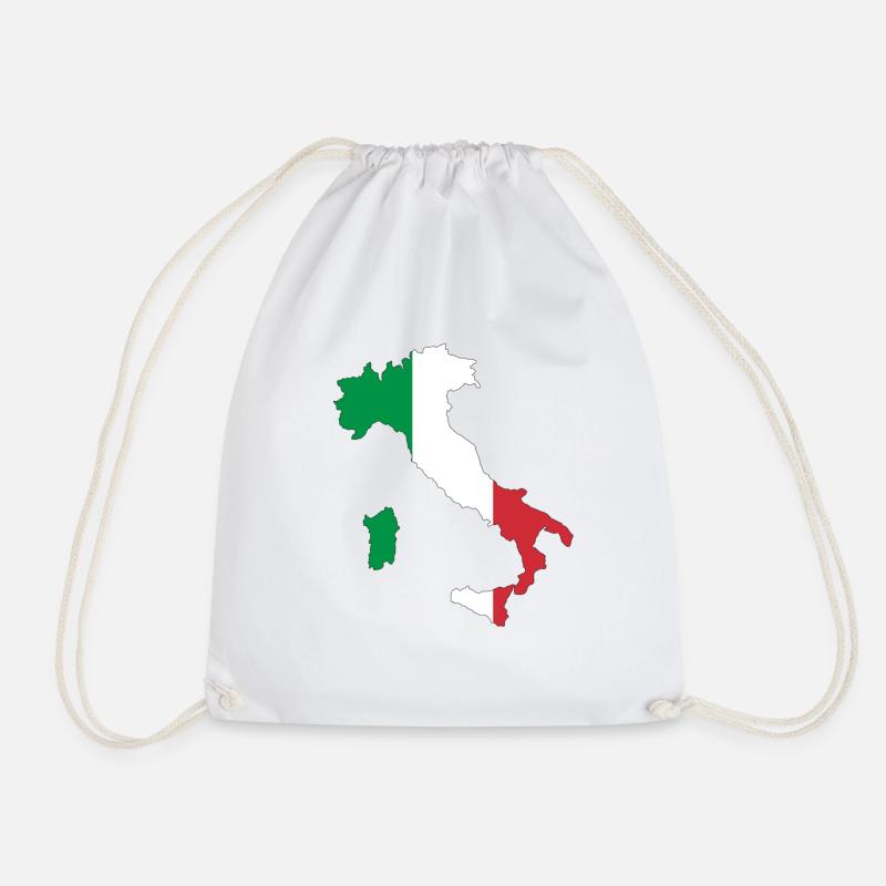 Italien - Turnbeutel - Weiß