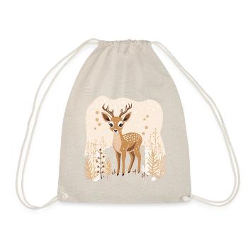 Fawn - Drawstring Bag - nature - Front