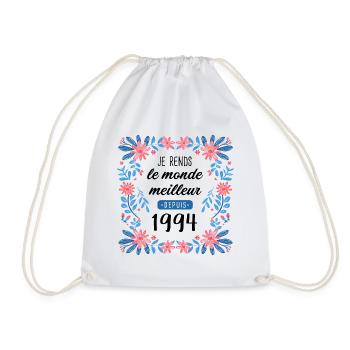 anniv femme humour 1994 30 ans - Sac de sport léger - blanc - Devant