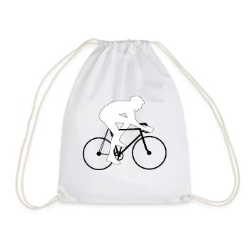 montagne vélo vélo VTT cycliste vélo - Sac de sport léger - blanc - Devant
