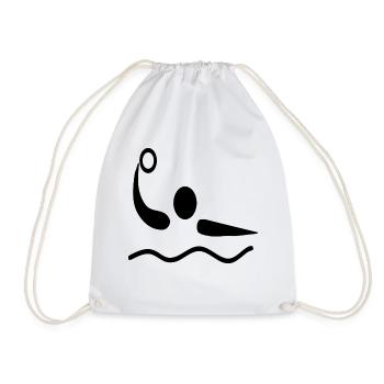 water polo water polo - Drawstring Bag - white - Front