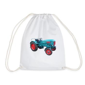 Hanomag Trecker - Turnbeutel - Weiß - Vorne