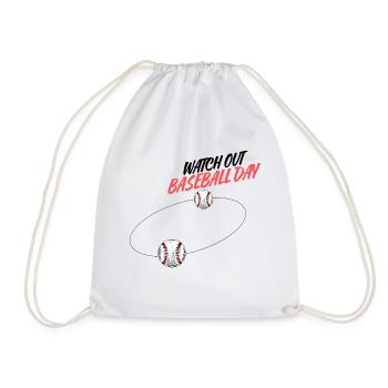 Take one of most beautiful Baseball t-shirt - Sac de sport léger - blanc - Devant