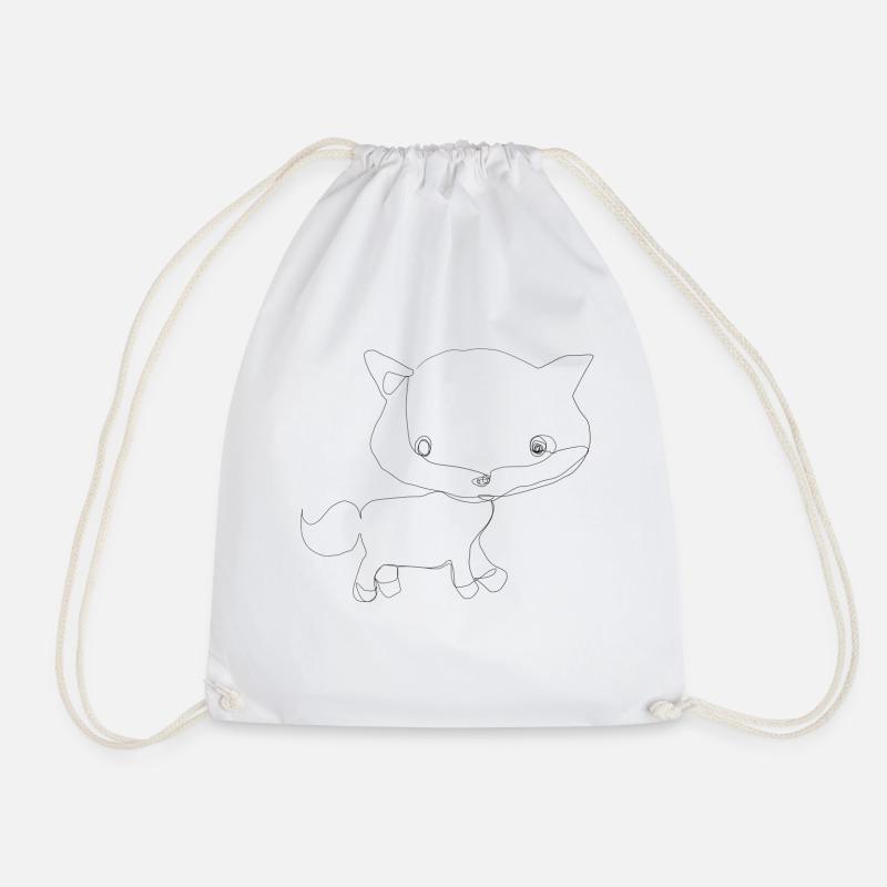 renard - Sac de sport léger - blanc
