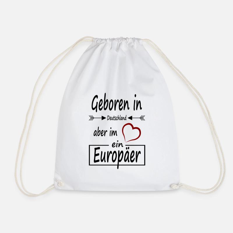 Europa - Turnbeutel - Weiß