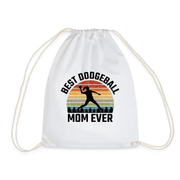 Dodgeball Maman Mère Sports Drôle - Sac de sport léger - blanc - Devant