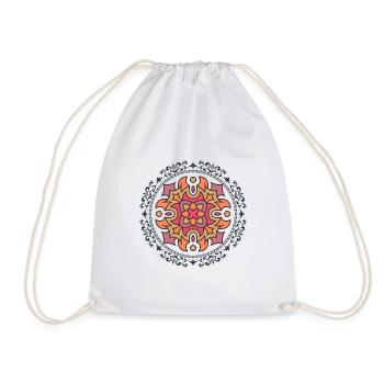 fleur d'automne - Sac de sport léger - blanc - Devant