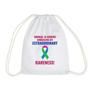 La sensibilisation aux maladies rares embrasse l’extraordinaire - Sac de sport léger - blanc - Devant