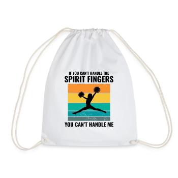 Pom-pom girl Cheerleading Girl Cheering Cheer Squad - Sac de sport léger - blanc - Devant
