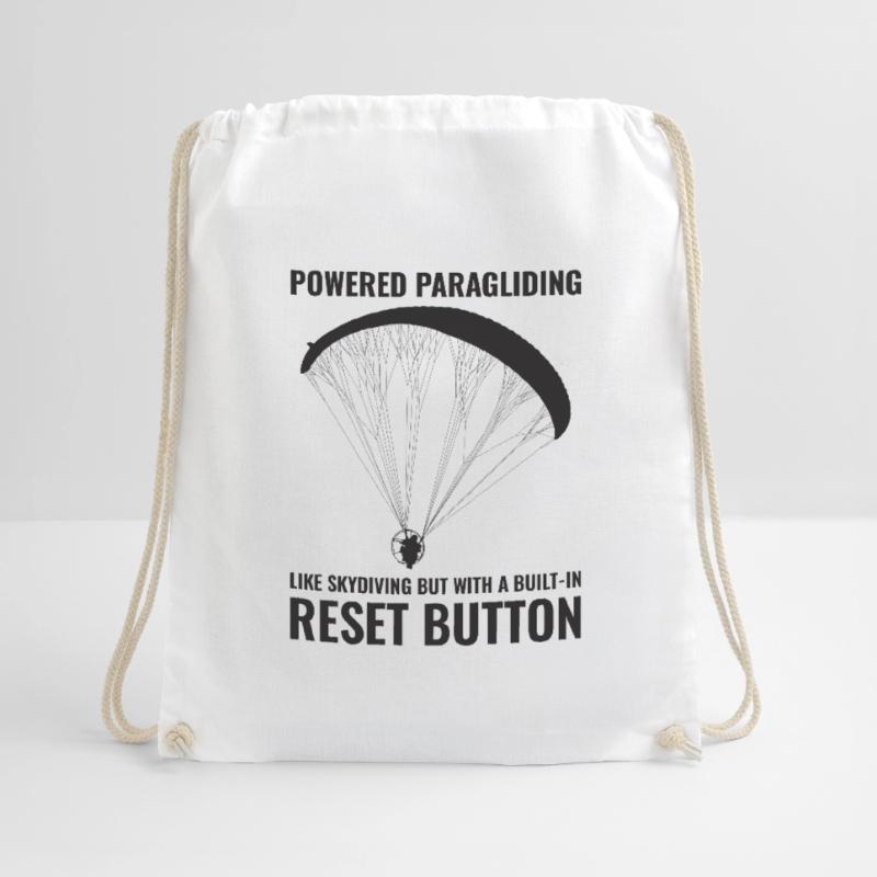 Paramotor Pilot Paramotoring Powered Paraglider Drawstring Bag