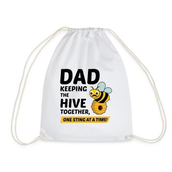 Honeybee Dad Beekeeper Apiculture Insect Collector - Sac de sport léger - blanc - Devant